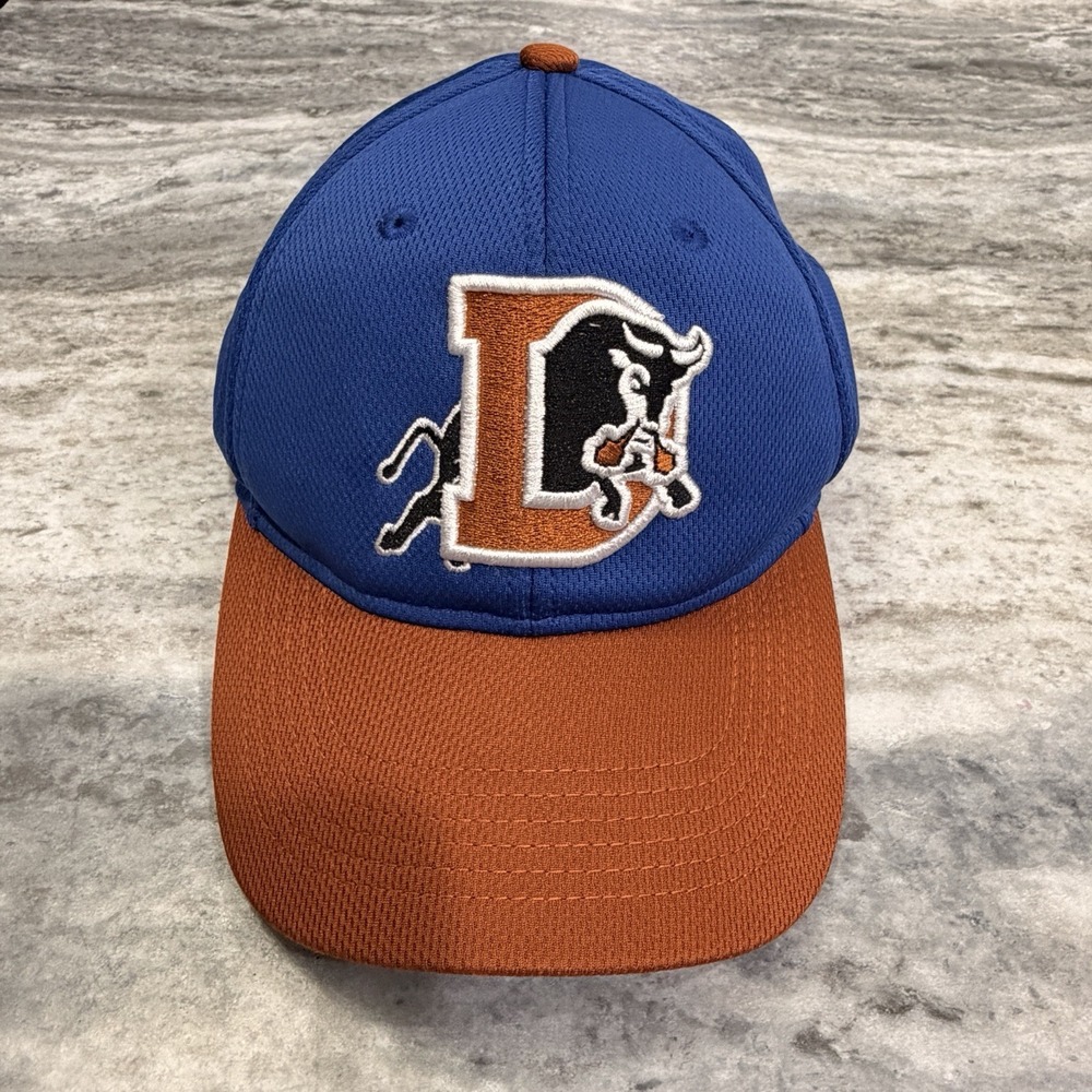 Durham Bulls Hat Adjustable Blue Brown Logo Minor League